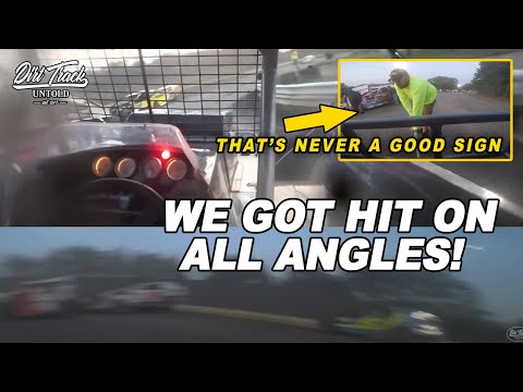 We Got Hit On All Angles! Total Chaos At New Egypt Speedway! - dirt track racing video image