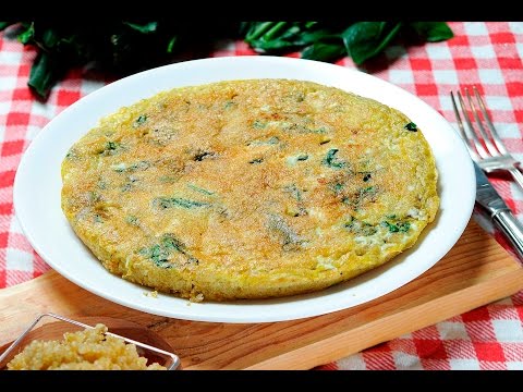 Tortilla de huevo con espinacas y quinoa - Receta vegetariana - UCvg_5WAbGznrT5qMZjaXFGA