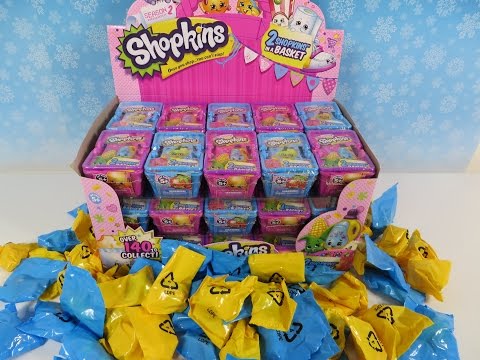 Shopkins Season 1 & 2 Full Box 30 Blind Mystery Baskets Opening Unboxing Toy Review - UCZdJCx_zEqvOI7RFG-mWmuw