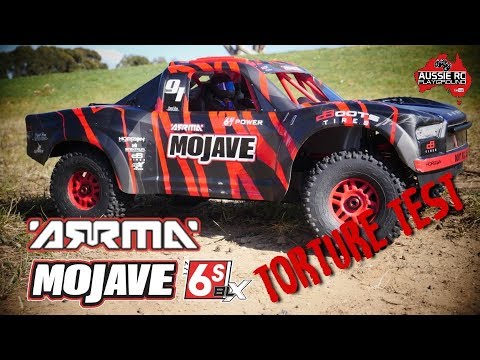 ARRMA Mojave 6S BLX 1/7 Scale Desert Truck Torture Test - 4S & 6S - UCOfR0NE5V7IHhMABstt11kA