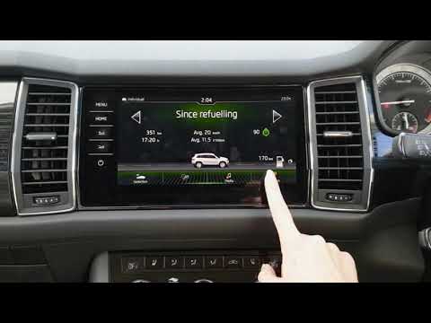 How to reset the tire pressure light in the Skoda Kodiaq? - Skoda ...