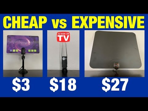 Indoor TV Antennas Compared: Cheap vs Expensive - UCTCpOFIu6dHgOjNJ0rTymkQ