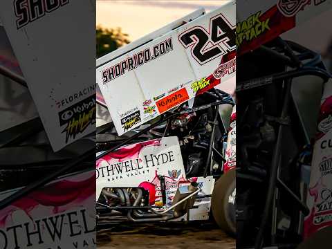 Why its legal for sprint car teams to still run those turned up exhaust headers - dirt track racing video image