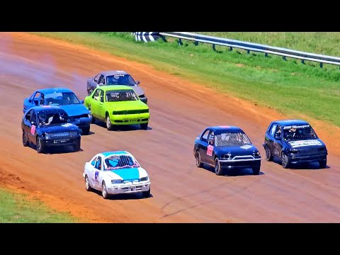 Waiuku Dirt Track Speedway - Junior Youth Saloons - 15/12/24 - dirt track racing video image