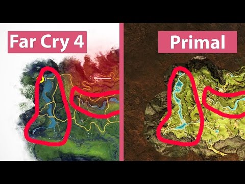 Far Cry 4 vs. Primal – World Maps & Landscape Comparison - UCy1-UfHBaFlQHDLNU9lYiyQ