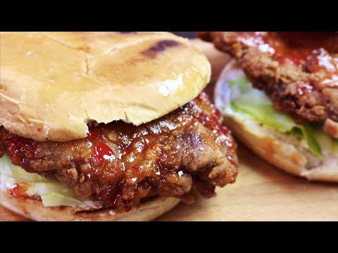 SWEET CHILLI CHICKEN BURGER *COOK WITH FAIZA* - UCR9WXUxcp0bR9OWi5ersIHw