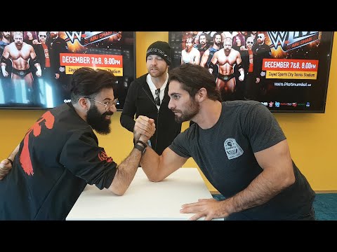 Ambrose & Rollins eat birthday cake and arm-wrestle in Abu Dhabi - UCJ5v_MCY6GNUBTO8-D3XoAg