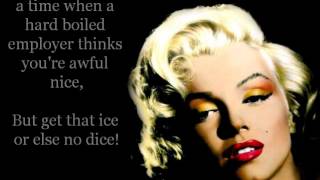 Marilyn Monroe - Diamonds Are A Girl's Best Friend Lyrics