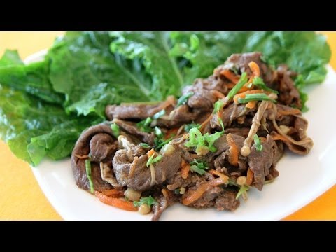 Korean Bulgogi (Marinated Beef) - Korean Recipe - CookingWithAlia - Episode 319 - UCB8yzUOYzM30kGjwc97_Fvw