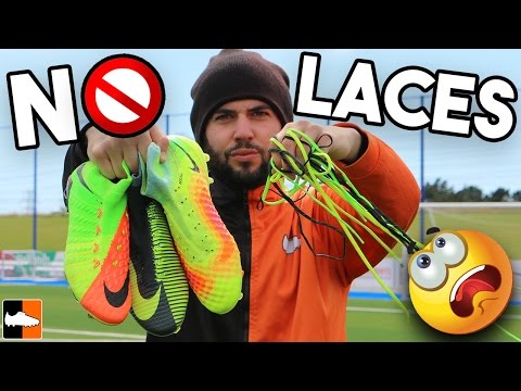 Can You Play With No Laces?! Nike Superfly, Magista, Vapor Boots - UCs7sNio5rN3RvWuvKvc4Xtg