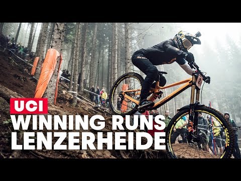 Winning DH Runs from Lenzerheide | UCI MTB World Cup 2019 - UCXqlds5f7B2OOs9vQuevl4A