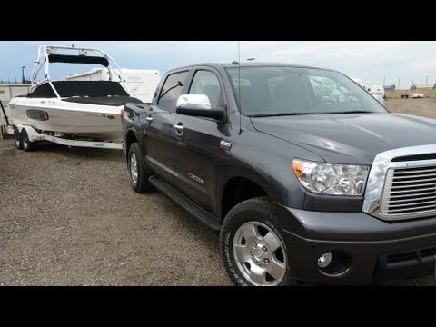 2013 Toyota Tundra Pickup 0-60 MPH Towing Test  (Part 2) - UCO-85LYfB61OP4SRAgpfncw