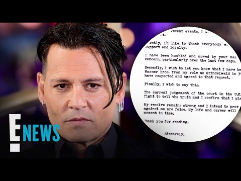 Johnny Depp Resigns From