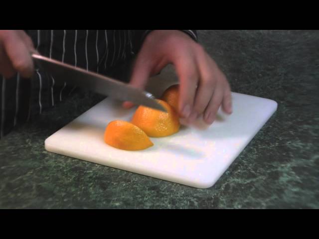 How to Cut an Orange into Wedges