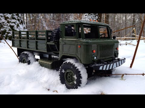 Газ-66 Грузовик на Радиоуправлении WPL B-24 1/16 4WD...Зимние Испытания - UCmTxglWIunAi6t_ciyB0kkw