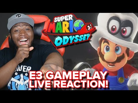Super Mario Odyssey Gameplay - E3 2017 Trailer LIVE REACTION - UCzA7lo0Cml0NZYKj3g42BKw
