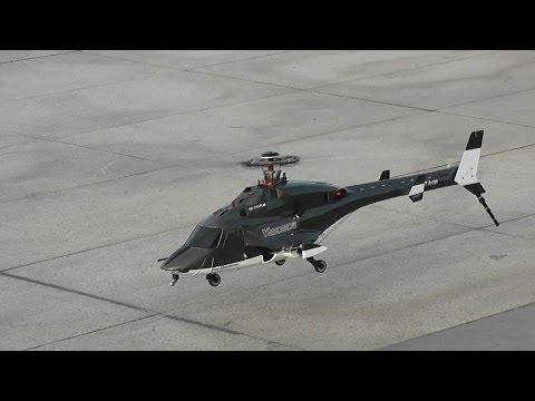 RC Airwolf Helicopter low altitude drifting flight - UCsFctXdFnbeoKpLefdEloEQ