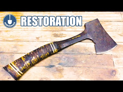 AXE RESTORATION - Estwing Hatchet Restored using a Cashmere Scarf! - UCzrVDkt2zx2JFfJb-ipGk8A