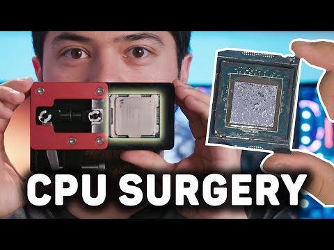 My CPU dropped *20 DEGREES* after my first delidding - UCftcLVz-jtPXoH3cWUUDwYw