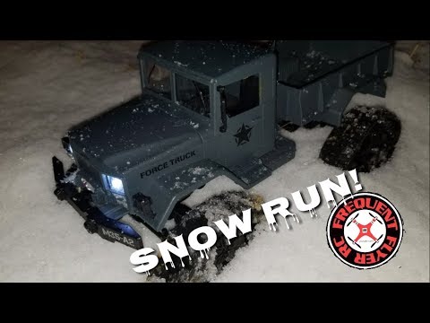 Fayee Snow Tire Military Truck - First Snow Run  - UCNUx9bQyEI0k6CQpo4TaNAw