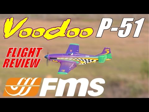 FMS / DIAMOND HOBBY Voodoo P-51 Flight Review By: RCINFORMER - UCdnuf9CA6I-2wAcC90xODrQ