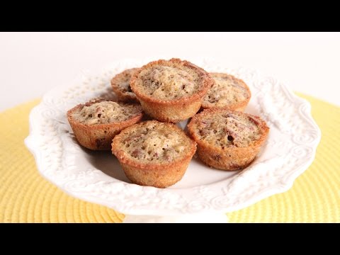 Pecan Pie Mini Muffins Recipe - Laura Vitale - Laura in the Kitchen Episode 981 - UCNbngWUqL2eqRw12yAwcICg