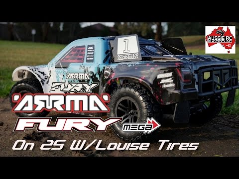 ARRMA Fury Mega 2WD on 2S with Louise Pioneer Tires - UCOfR0NE5V7IHhMABstt11kA