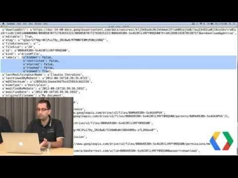 Google Drive SDK: Writing your first Drive app in Python - UC_x5XG1OV2P6uZZ5FSM9Ttw