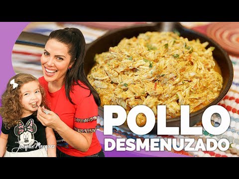 POLLO DESMENUZADO GUISADO | POLLO DESMECHADO - Jacquie Marquez