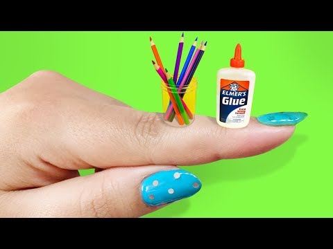 10 DIY Miniature School Supplies THAT WORK! - EASY - UC6gqv2Naj9JiowZgHfPstmg