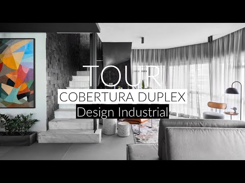 Apartamento 430m2 com Interiores Black e Industrial super moderno em São Paulo