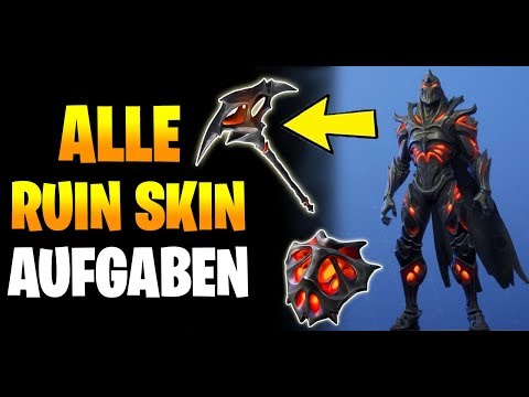 fortnite ruin skin alle aufgaben season 8 woche 8 gratis hacke rucksack - fortnite season 8 woche 7 aufgaben