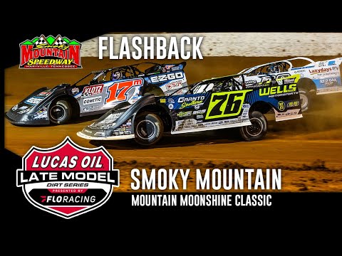 Lucas Oil Late Model Dirt Series | Flashback - Friday - #MountainMoonshineClassic | Smoky Mountain - dirt track racing video image