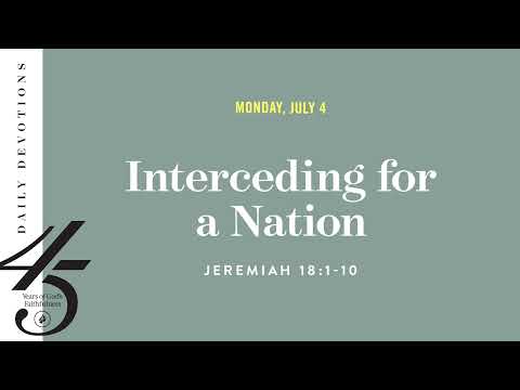 Interceding for a Nation  Daily Devotional