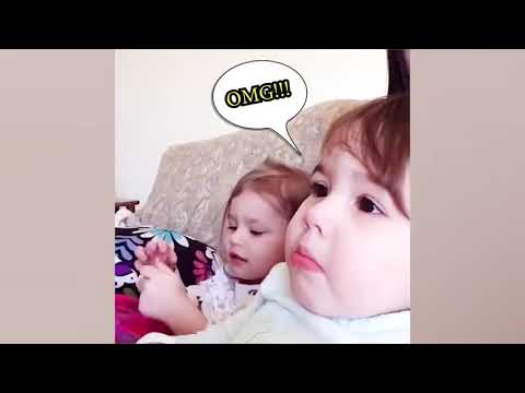 Try Not To Laugh Funny Babies Reactions Watching Television