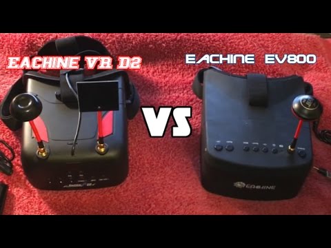 EACHINE VR D2 Vs The Eachine EV800 FPV Goggles Comparison - UCU33TAvzA-wgPMgcrdMVIdg
