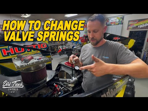 How To Change Valve Springs In A Small Block Chevy - dirt track racing video image