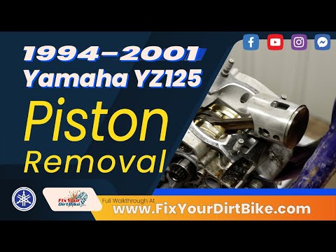 How to Disconnect and Remove the Piston from a Yamaha YZ 125