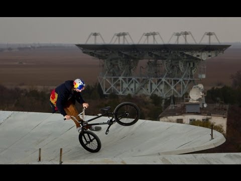 BMX Session on Satellite Dishes - Red Bull Riding over Space Radar - UCblfuW_4rakIf2h6aqANefA