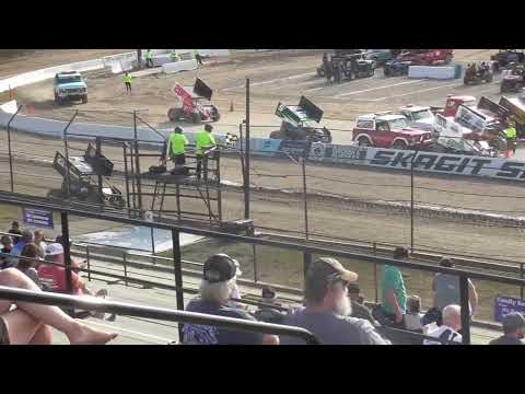7/22/23 Skagit Speedway Sportsman Sprints (Heats, Main Event, &amp; Qualifying) - dirt track racing video image