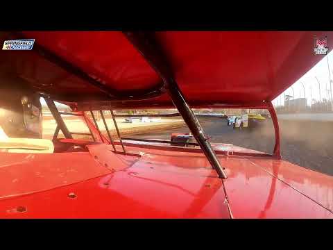 #1R Rylan Gibbs - B-Mod - 4-6-2024 Springfield Raceway - In Car Camera - dirt track racing video image