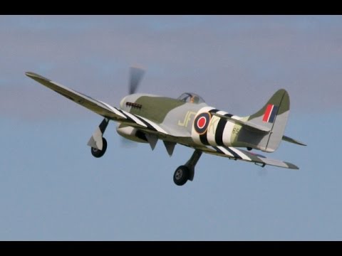 LARGE 1/5th SCALE RC HAWKER TEMPEST - ANDY WYNN AT THE WILLIS WARBIRDS MEET - 2014 - UCMQ5IpqQ9PoRKKJI2HkUxEw