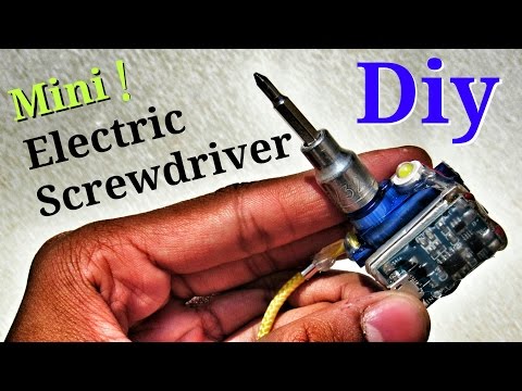 Mini Electric Screwdriver with $2 9G Servo ! - UCjQ-YHwNTbUQLVzZQFjsDsQ