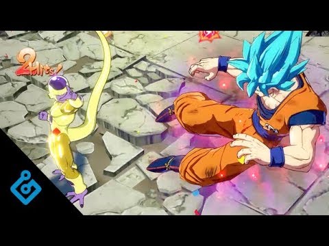 New Dragon Ball FighterZ Gameplay - Super Saiyan Gods On World Tournament Stage - UCK-65DO2oOxxMwphl2tYtcw