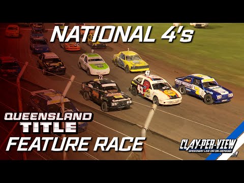 National 4's | Queensland Title 2024/25 - Kingaroy - 4th May 2025 | Clay-Per-View - dirt track racing video image