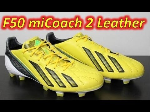 Adidas F50 adizero miCoach 2 Leather Vivid Yellow/Green Zest/Black - Unboxing + On Feet - UCUU3lMXc6iDrQw4eZen8COQ