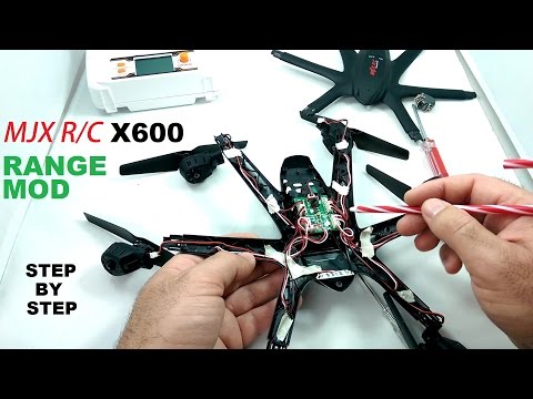 MJX X600 Mini HexaCopter Range Mod - Double Stock Range Tutorial - Step by Step - UCVQWy-DTLpRqnuA17WZkjRQ