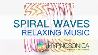 SPIRAL WAVES - Relaxing music with Hypnoloop video for meditation with 432hz Guitar and 3D sounds