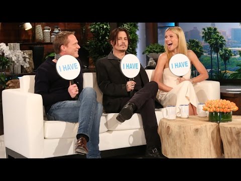 Ellen's Favorite Games: Never Have I Ever with Johnny Depp, Gwyneth Paltrow & Paul Bettany - UCp0hYYBW6IMayGgR-WeoCvQ