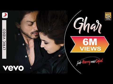 Ghar - Official Lyric Video | Anushka Sharma | Shah Rukh Khan | Pritam - UC3MLnJtqc_phABBriLRhtgQ